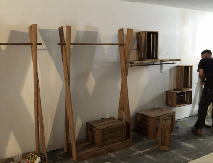montaje tienda ropa