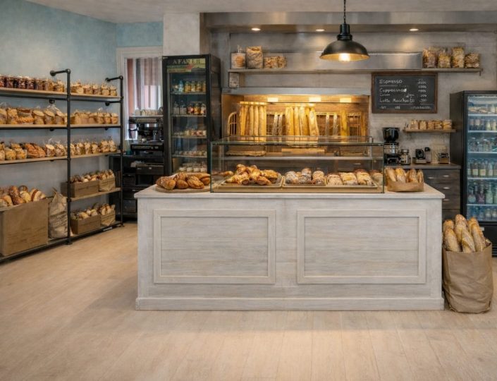 panadería madera hierro