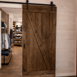 puerta granero tienda ropa